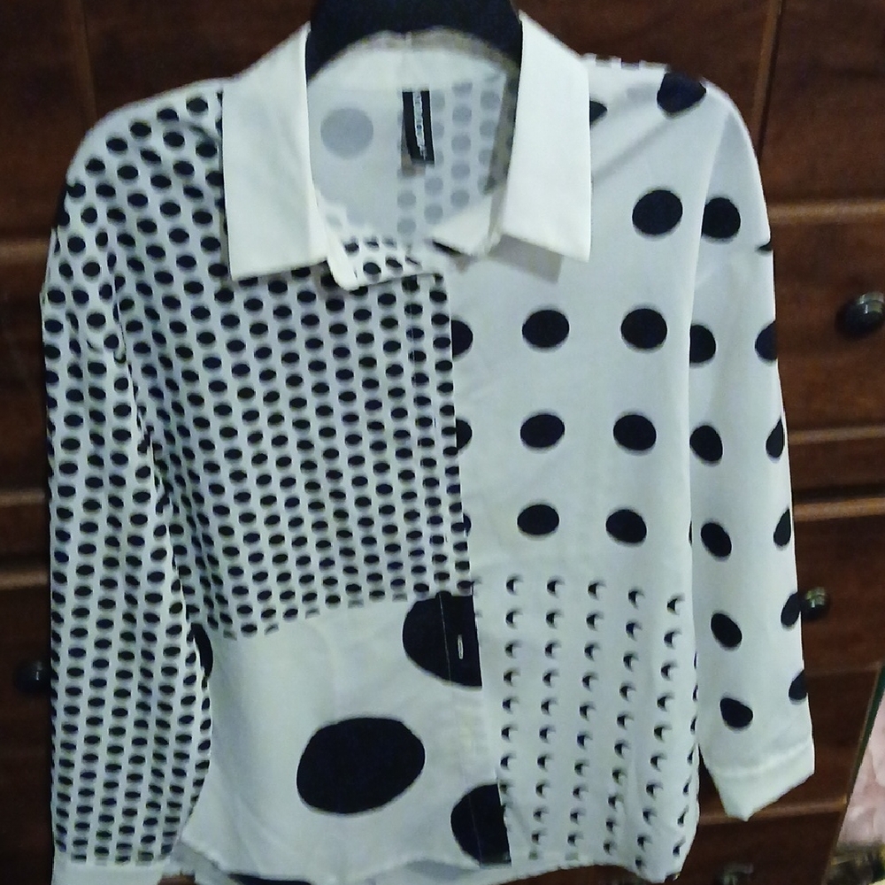 Polka Dot Women's Blouse